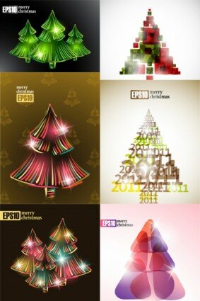 Free Vector free christmas tree vectors