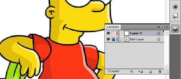 Lock Illustrator Layer