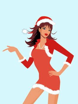 Santa Girl Character