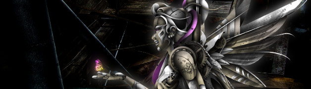 robot angel character