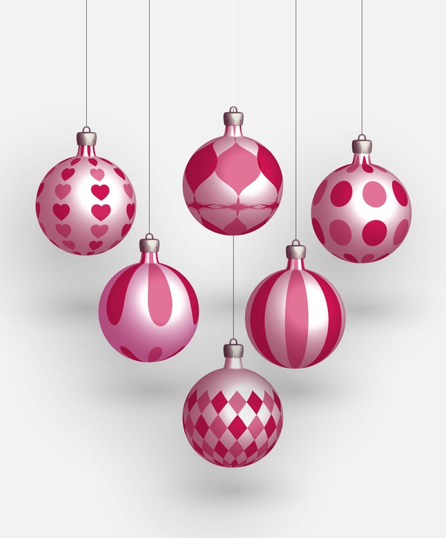 Free Vector Free Christmas Ornament Vectors Set